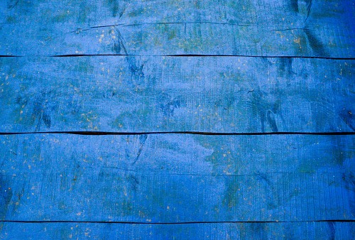 Blue wood floor boards free photo