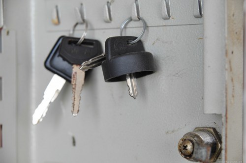 Car keys on a wall free photo