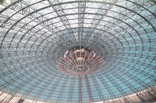 Round tranparent dome free photo