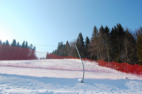 Ski slope protection free photo